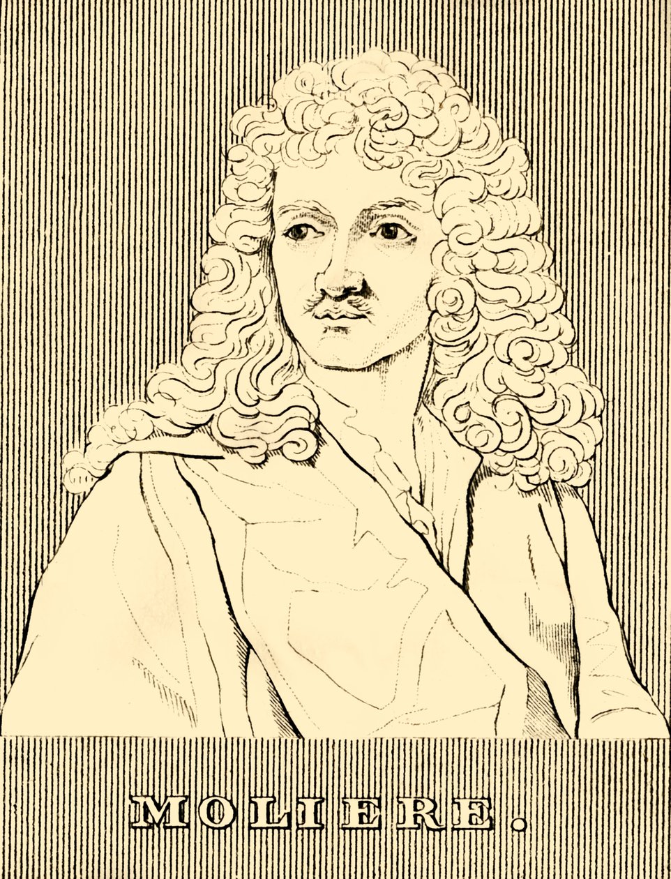 Moliere，1622-1673年，1830年。 作者 不明