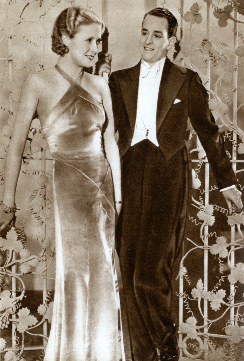 莫莉·拉蒙特（Molly Lamont）和吉恩·杰拉德（Gene Gerrard），演员，1933年 作者 不明