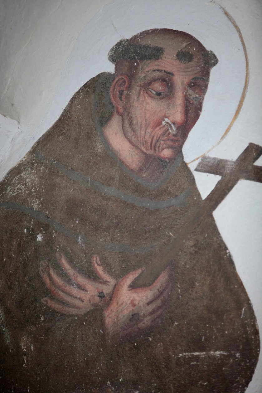 Monastery of Saorge17th- century painting depicting St Francis of Assisi, Saorge, France 作者 不明