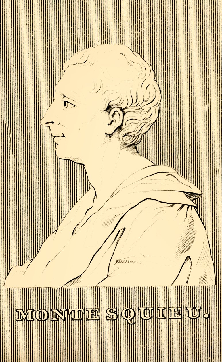 孟德斯鸠（1689-1755，1830）。 作者 不明