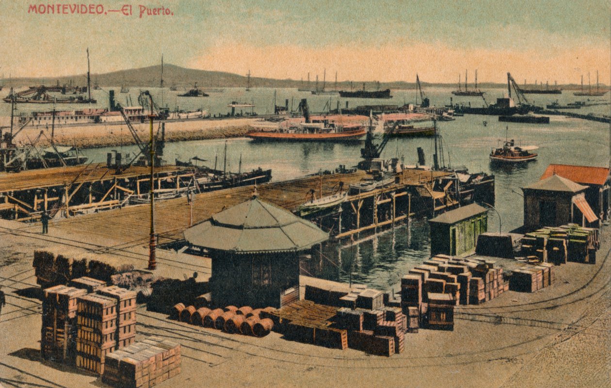 蒙得维的亚-El Puerto，c1900 作者 不明