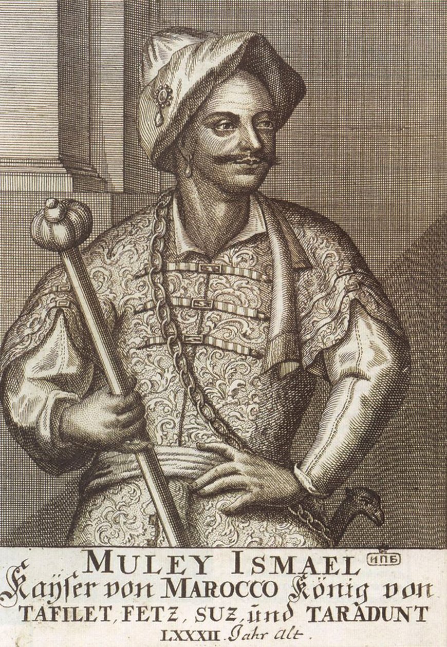 摩洛哥国王穆莱·伊斯玛伊·伊本·谢里夫（MoulayIsmaïlIbn Sharif），1726年 作者 不明
