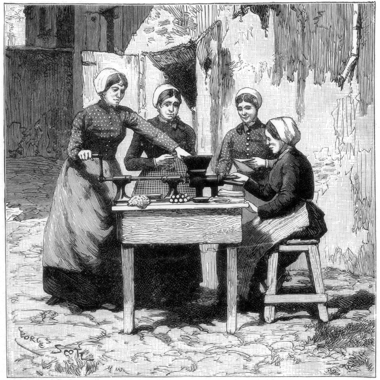 1893年在瑞士Fluelen附近，Istenten铸造炸药盒 作者 不明