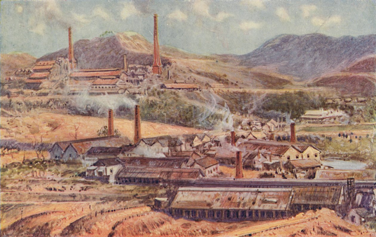 昆士兰州的摩根矿山（Mount Morgan Mines），1923年。 作者 不明