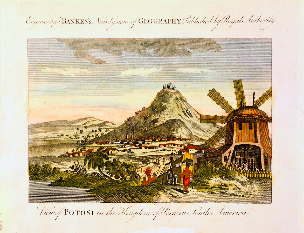 玻利维亚波托西山，c1788。 作者 不明