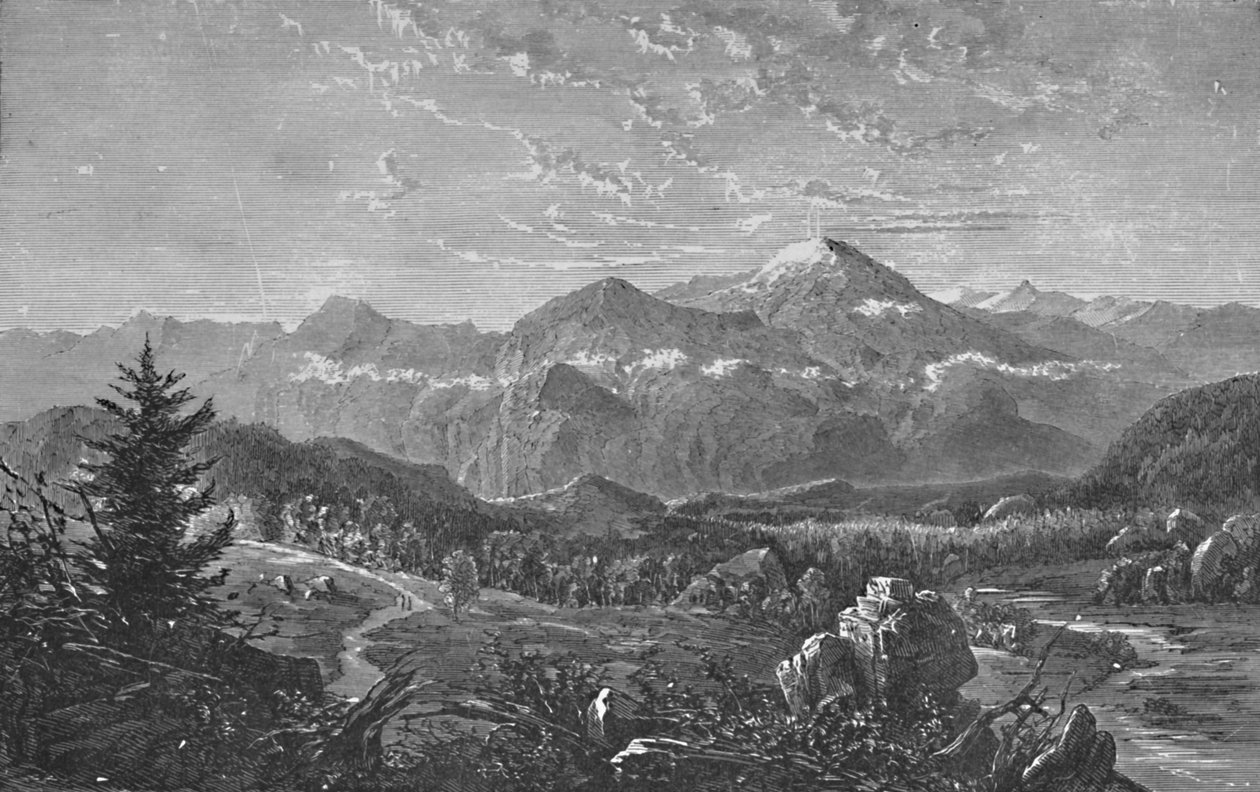 华盛顿山和白山，1883年 作者 不明