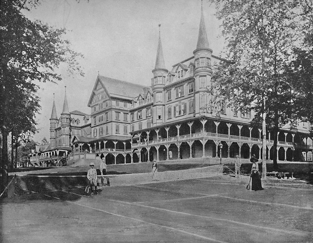 宾夕法尼亚州Cresson Springs的Mountain House，约1897年。 作者 不明
