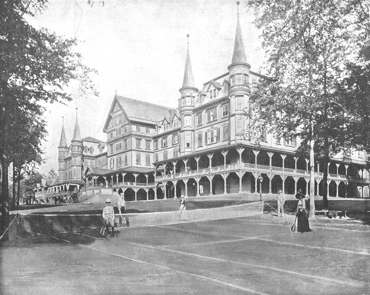 美国宾夕法尼亚州Cresson Springs的Mountain House，摄于1900年。 作者 不明
