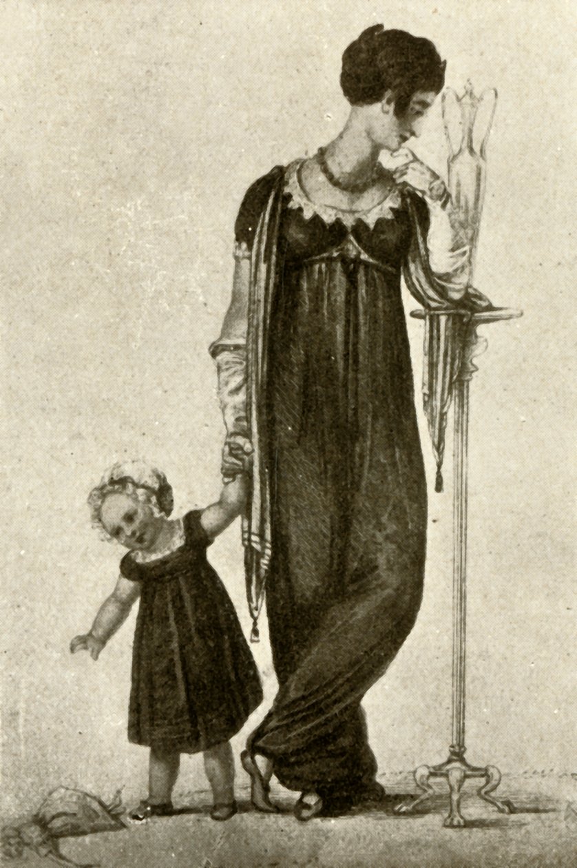 母婴哀悼服，1809年，1937年。 作者 不明