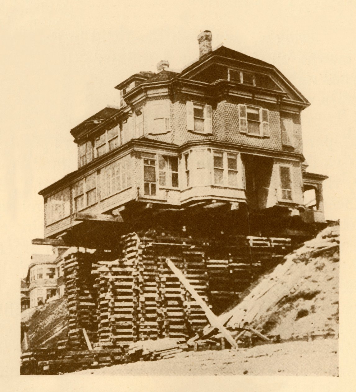 身体移动房屋，c1930年。 作者 不明