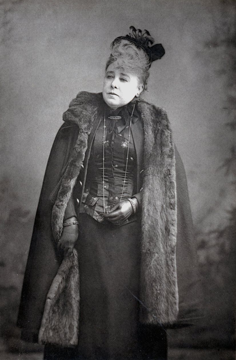 班克罗夫特·尼·玛丽·威尔顿夫人（1840-1921），英国女演员，大约1890年 作者 不明