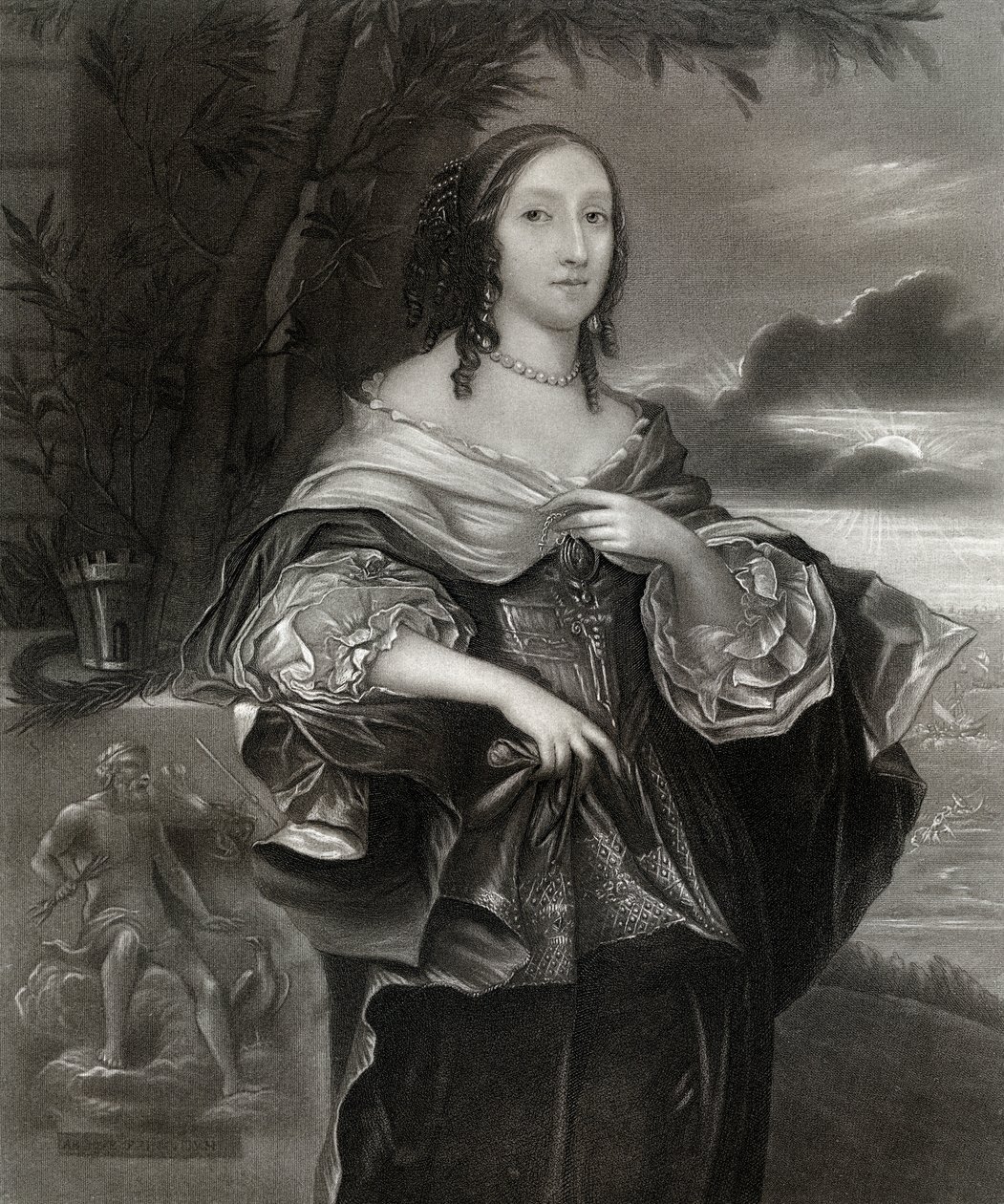1899年，奥利弗·克伦威尔（Oliver Cromwell）的第二个女儿Claypole Elizabeth Cromwell夫人，1899年 作者 不明