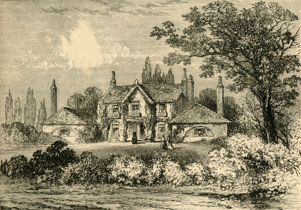 西伯恩斯夫人的西顿夫人之家（Westbourne Green），1800，c1876。 作者 不明
