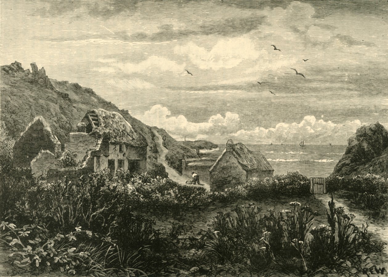 竖框湾，1898年。 作者 不明