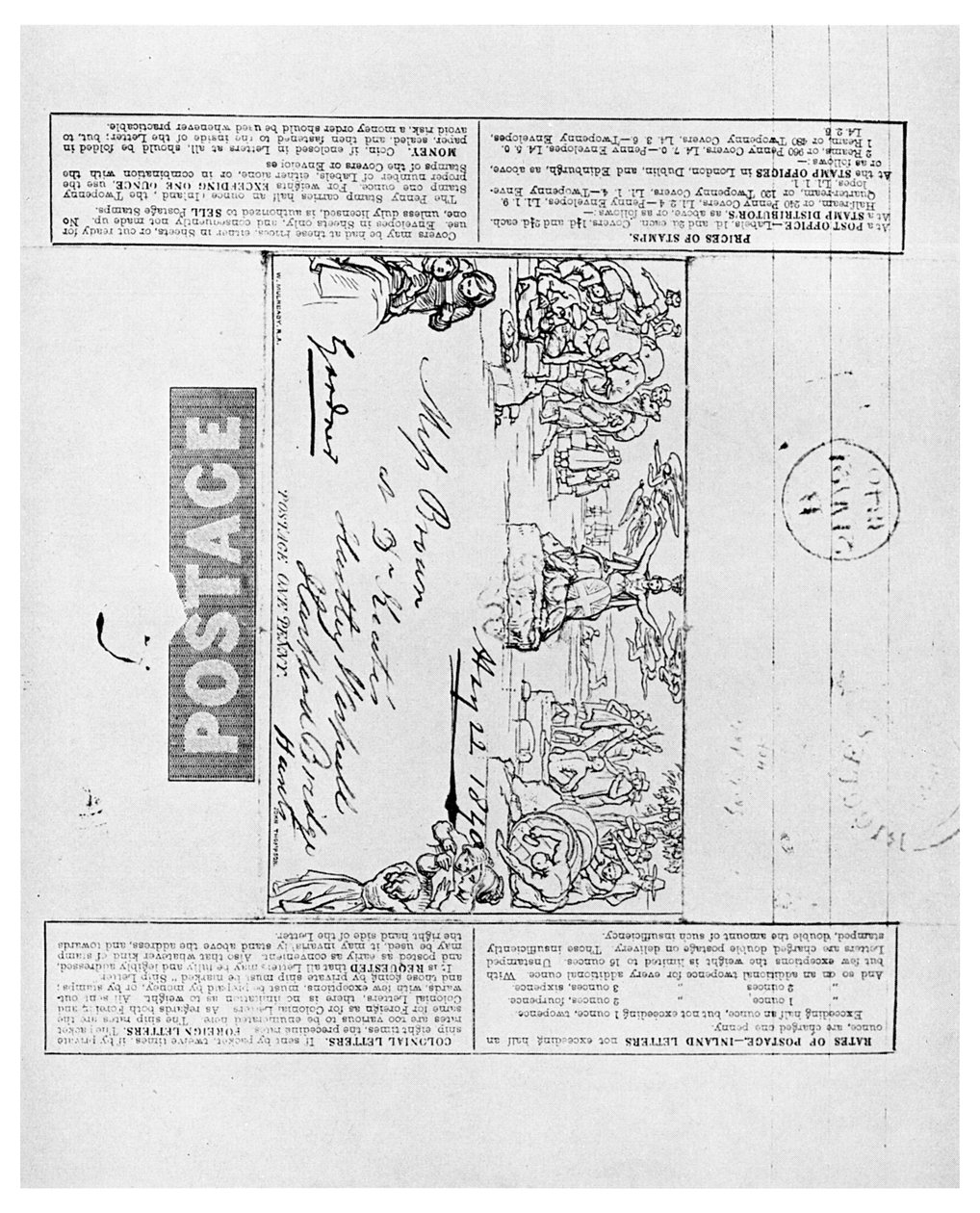Mulreadys包装信封，1840年至1956年 作者 不明