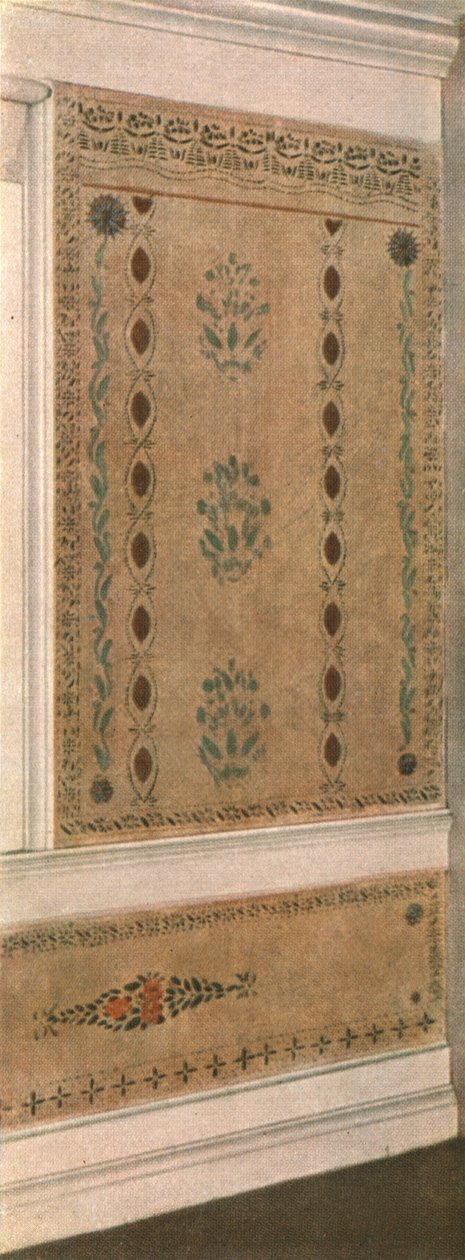 1928年在美国弗朗西斯敦的Starret House壁画。 作者 不明