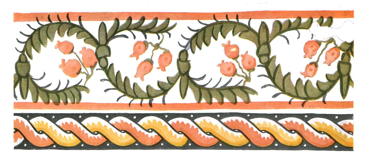 在圣阿波罗修道院的废墟中的壁画，位于埃及巴威特，1928年。 作者 不明