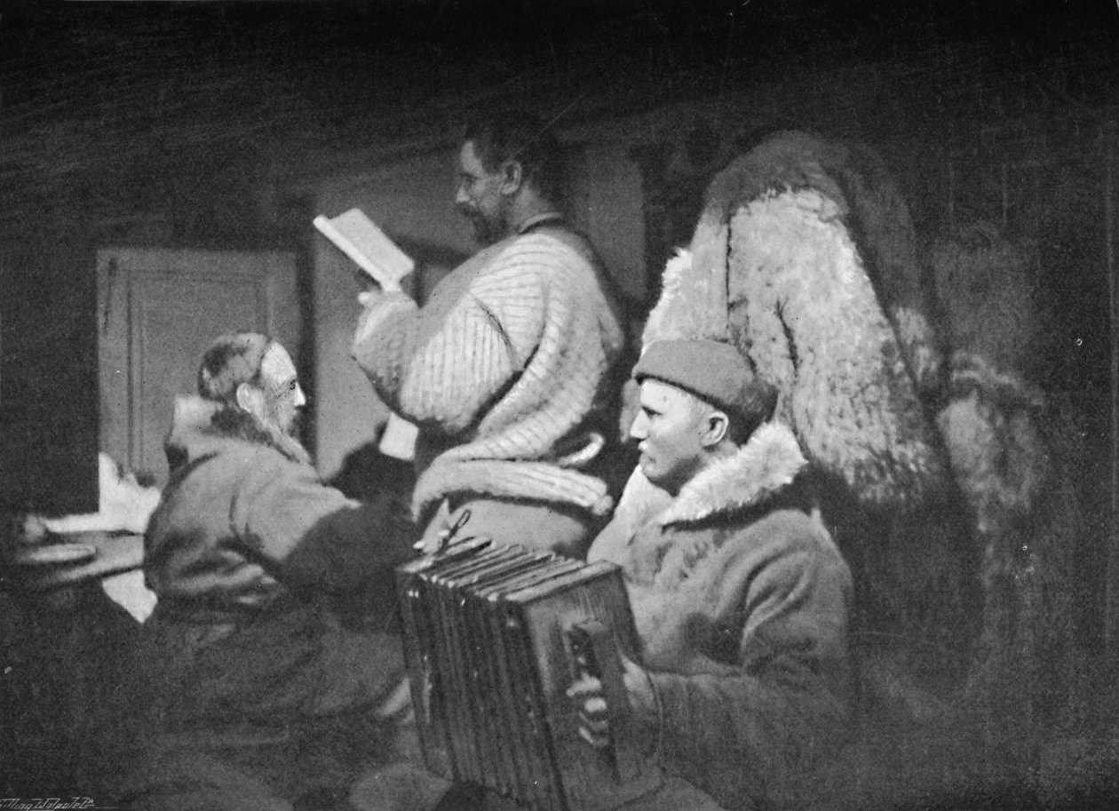 沙龙的音乐娱乐活动，c1893-1896，1897年。 作者 不明