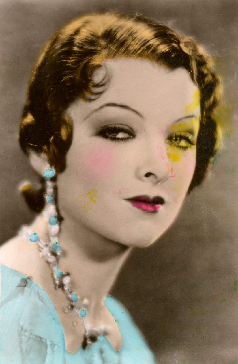 迈娜·洛伊（Myrna Loy）1905-1993，美国女演员，二十世纪 作者 不明