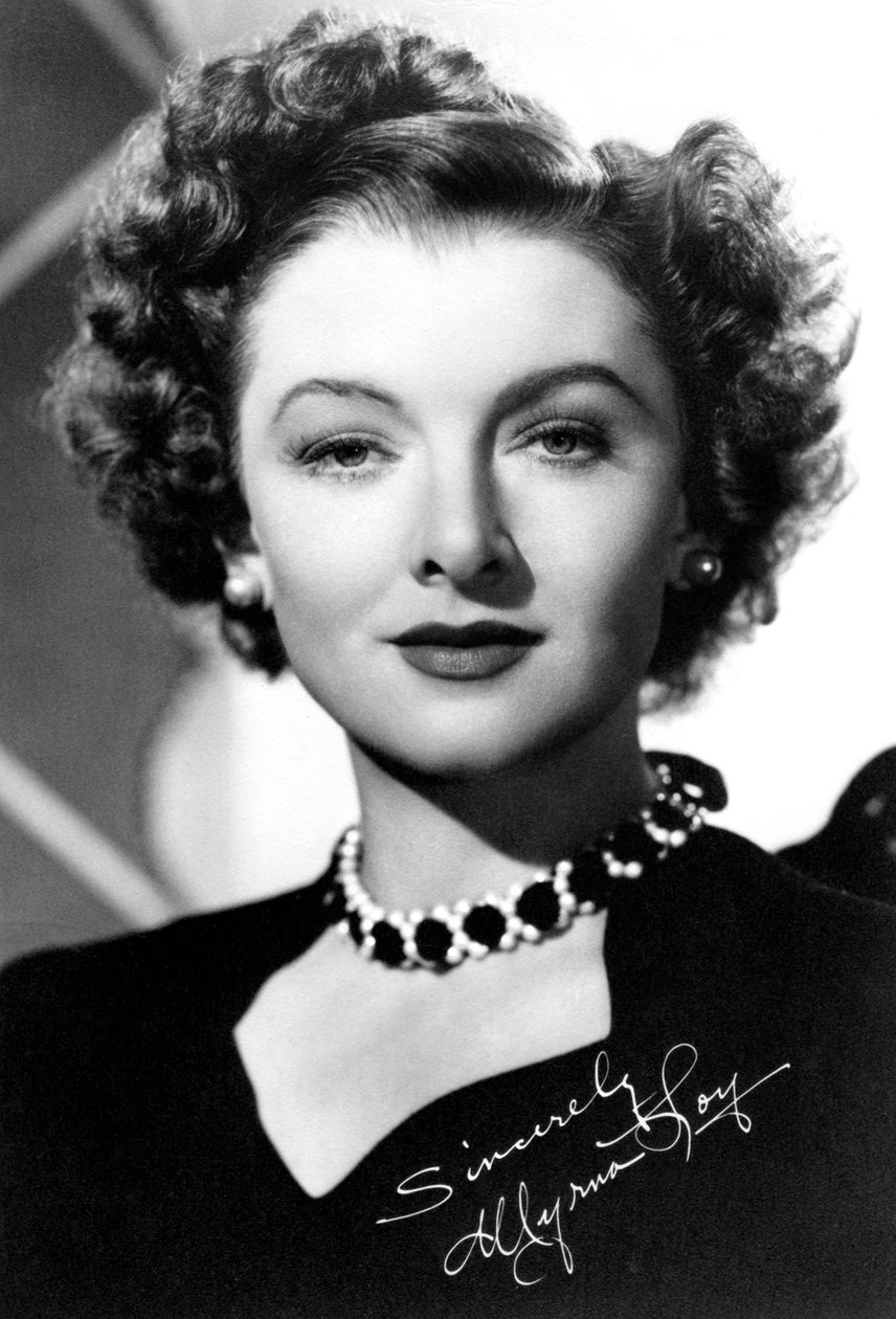 迈娜·洛伊（Myrna Loy）1905-1993，美国女演员，C1930S-C1940S 作者 不明