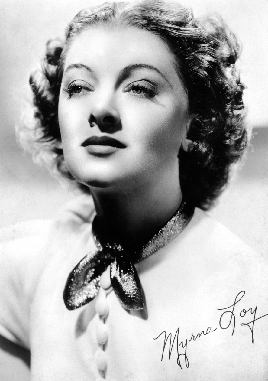迈娜·洛伊（Myrna Loy）1905-1993，美国女演员，C1930S-C1940S 作者 不明