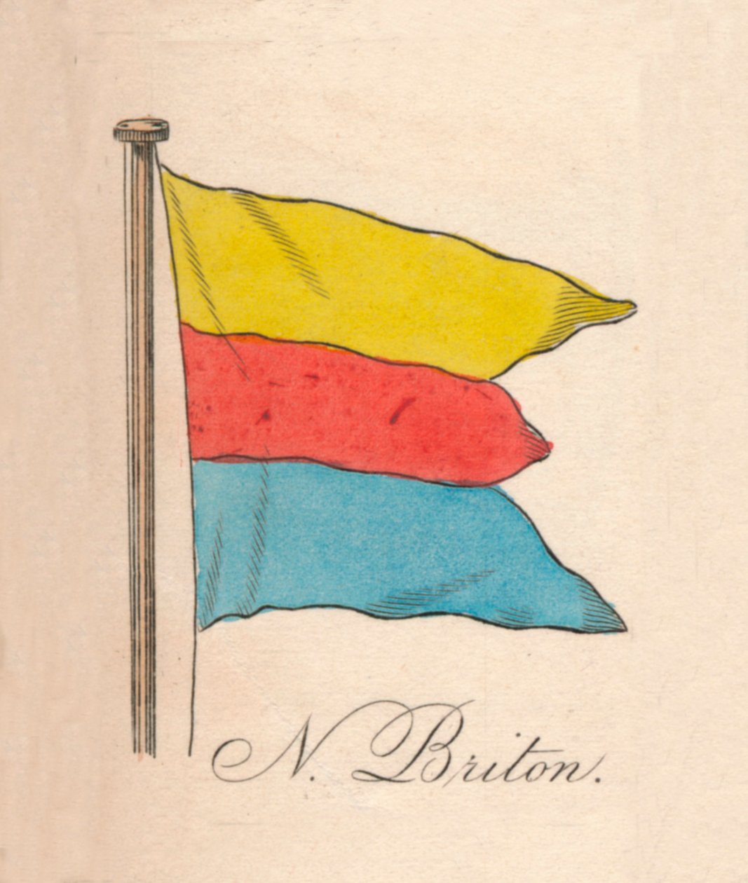 布里顿（N. Briton），1838年 作者 不明