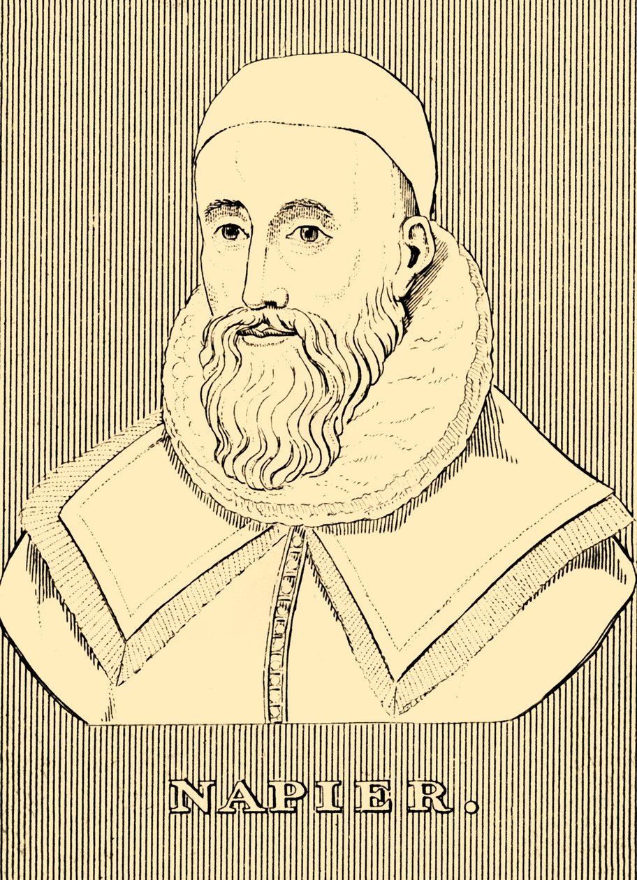 纳皮尔（Napier），1550年至1617年，1830年。 作者 不明