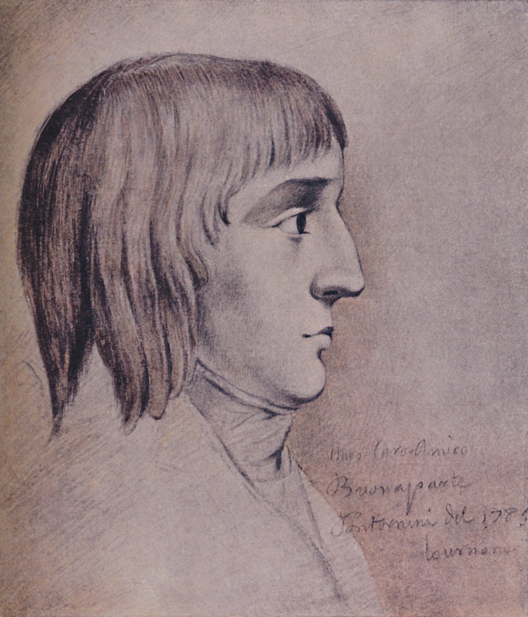 拿破仑·波拿巴（Napoleon Bonaparte），1785年，享年16岁，1896年 作者 不明