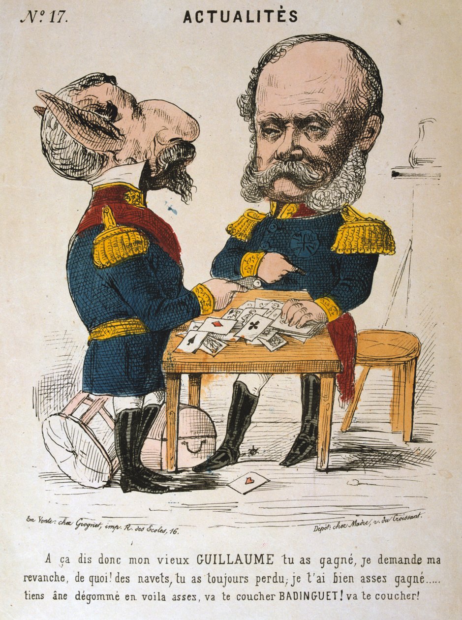 法国的拿破仑三世和普鲁士的威廉一世，普法战争，1870-1871年 作者 不明