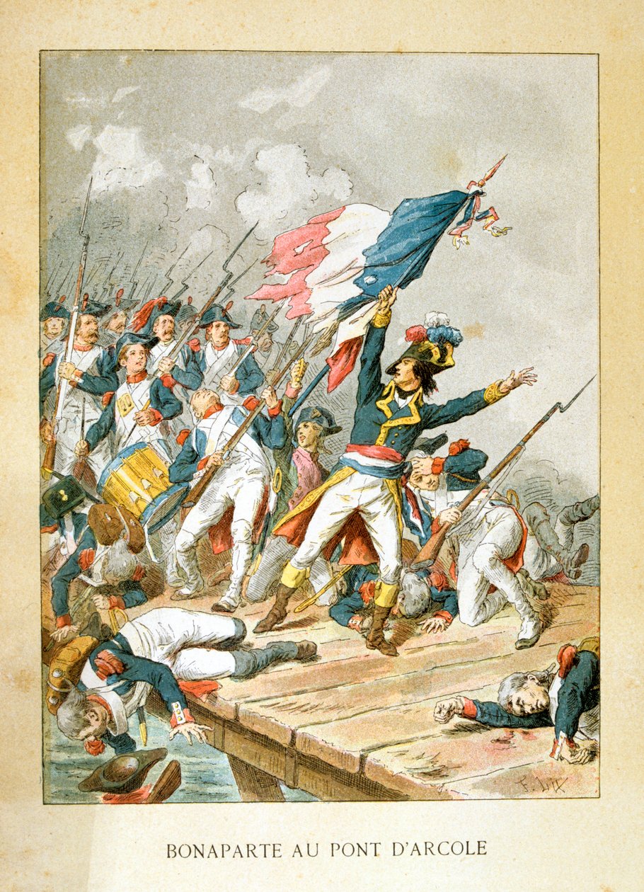 拿破仑1796年11月15日在阿科拉桥 作者 不明