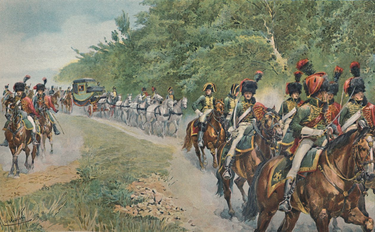 拿破仑旅行方式，c1800，1896。 作者 不明