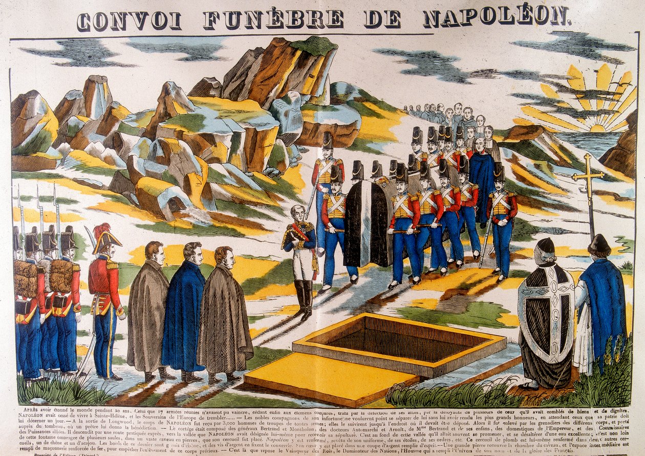 拿破仑（Napoleons）葬礼馆，圣赫勒拿岛（1821 1826） 作者 不明