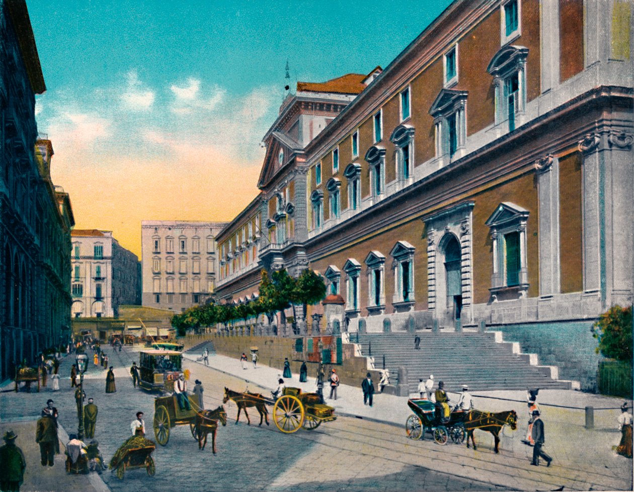 那不勒斯-国家博物馆，c1900年。 作者 不明
