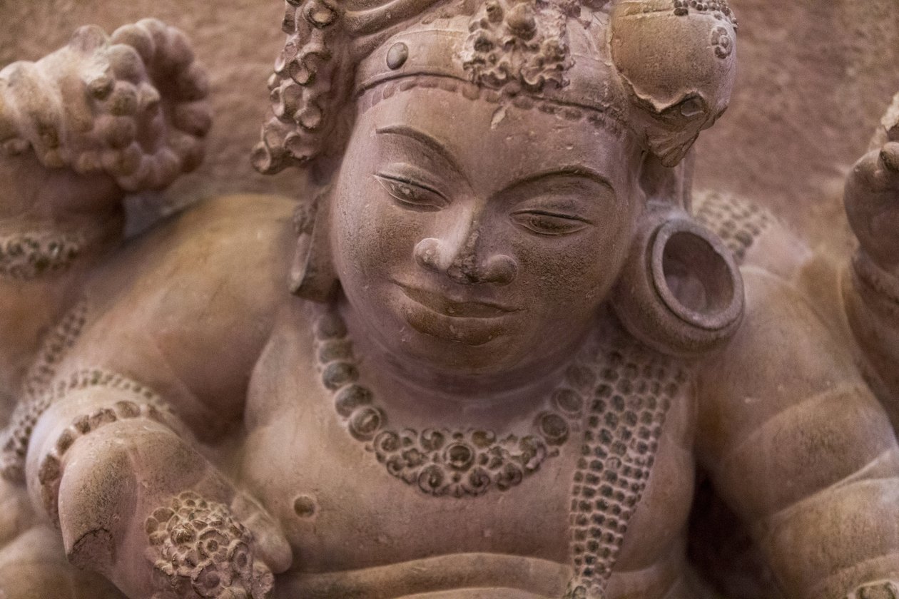 National museum of India, Delhi. Siva Vamana. Nagpur, Maharastra. Stone. 5th century C.E. Detail. India. 作者 不明