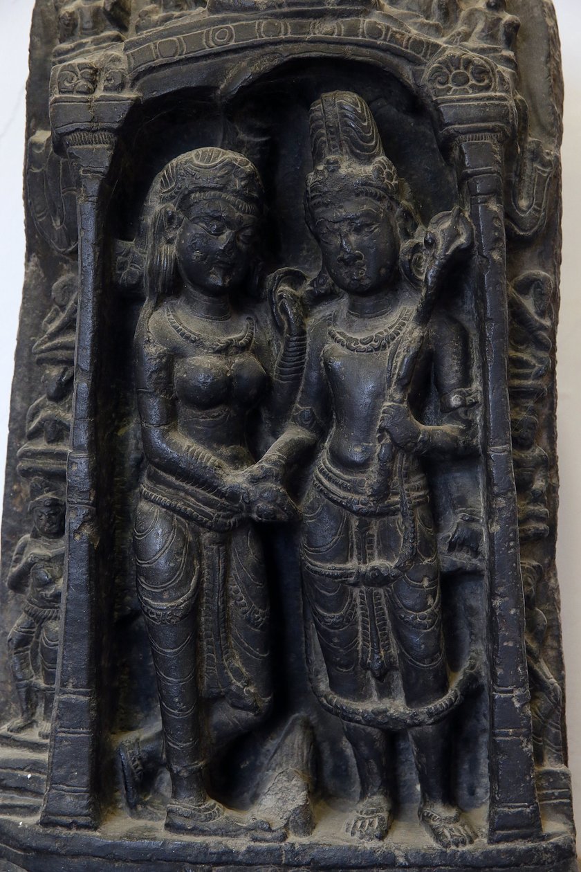 National museum of India, Delhi. Wedding of Shiva and Parvati. Pala 作者 不明