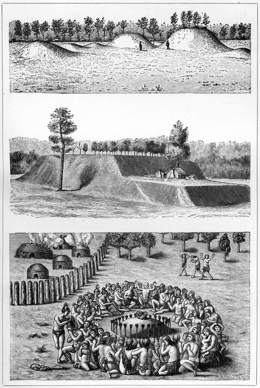 美国原住民考古遗址，1901年 作者 不明