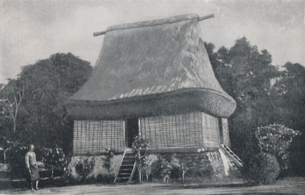 斐济群岛土着民居，1923年。 作者 不明