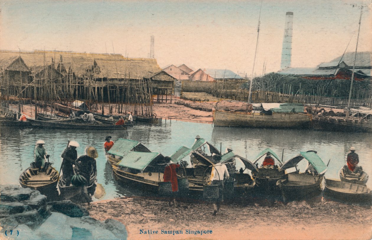 新加坡桑潘土著人，c1910 作者 不明
