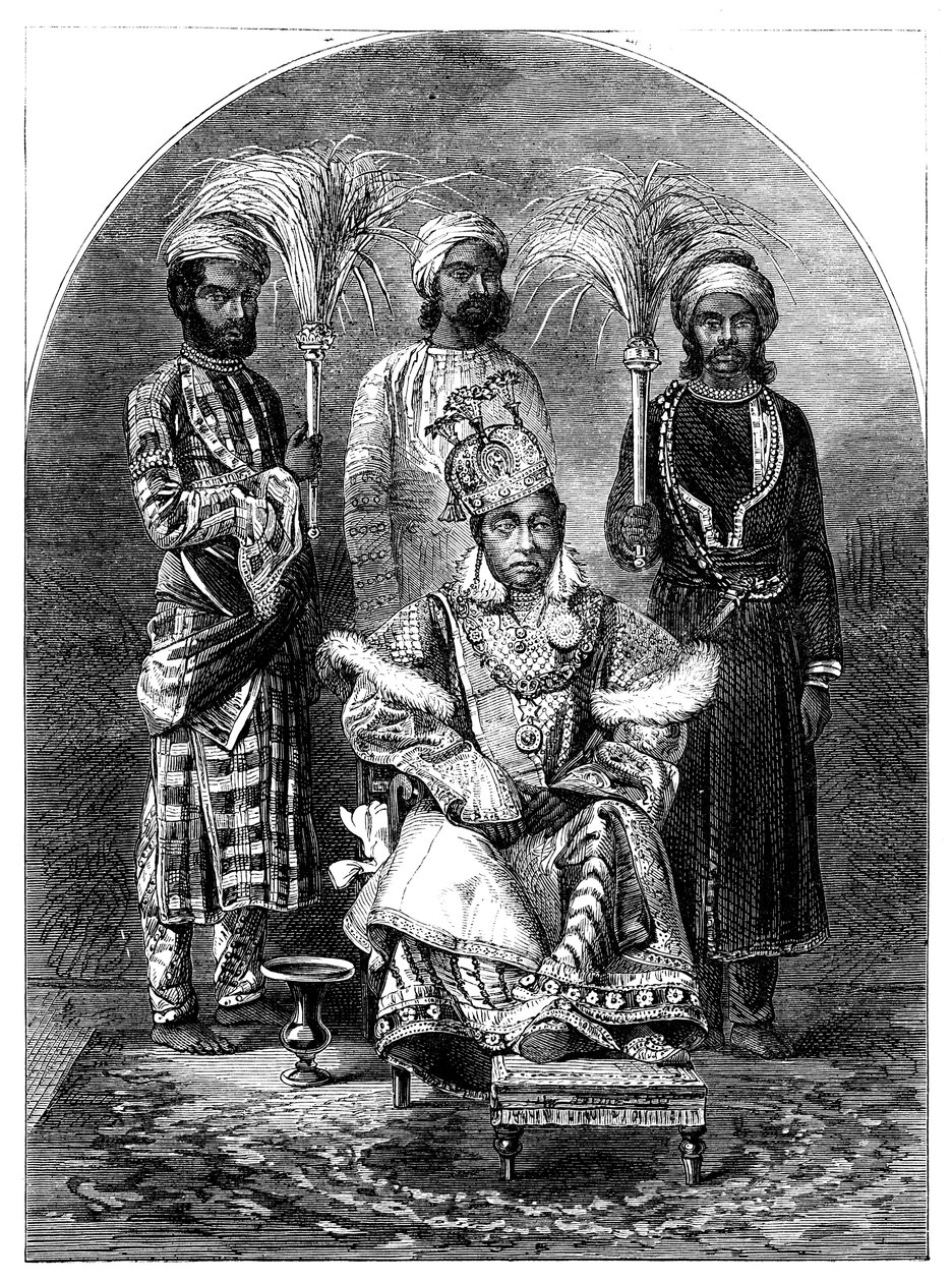 纳瓦卜·西坎达尔（Nawab Sikandar），博帕尔（Begal）的乞eg，1863年 作者 不明