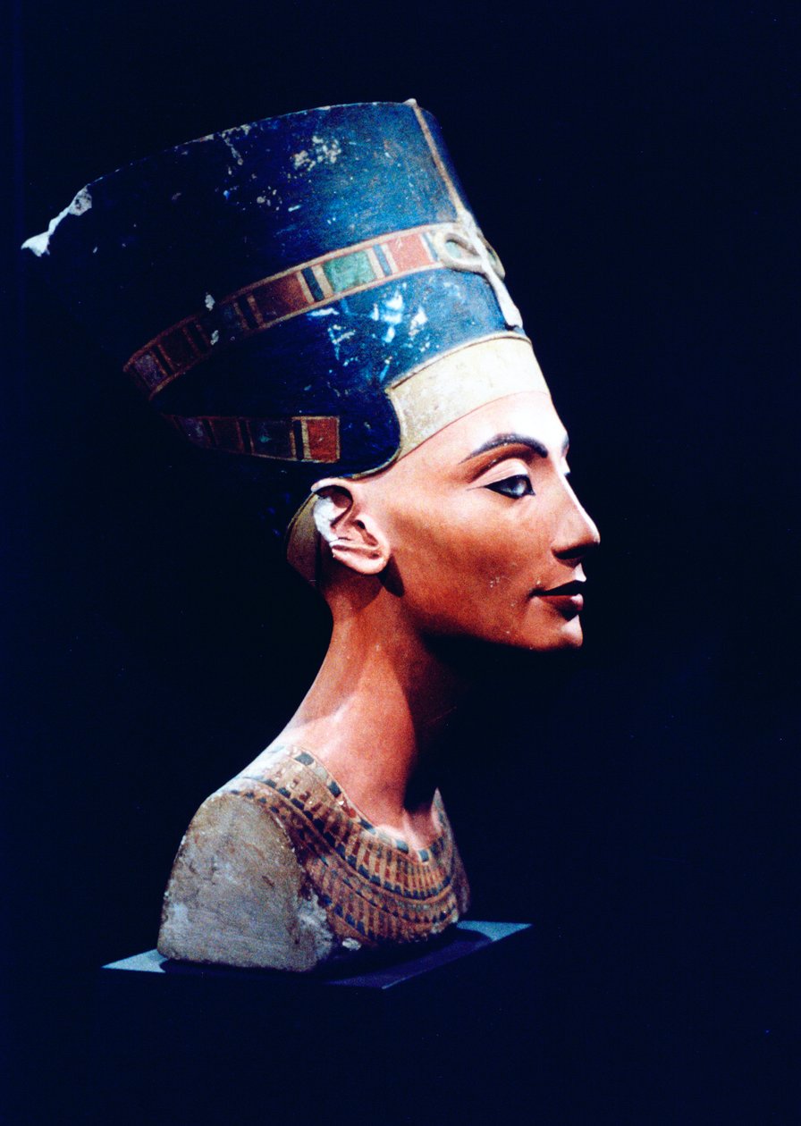 纳芙蒂蒂（Nefertiti），埃及女王和阿卡纳滕（Akhenaten）的配偶，公元前14世纪 作者 不明