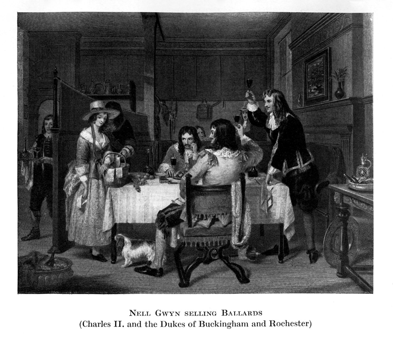 内尔·格温（Nell Gwyn）出售巴拉德（Ballards），十九世纪 作者 不明