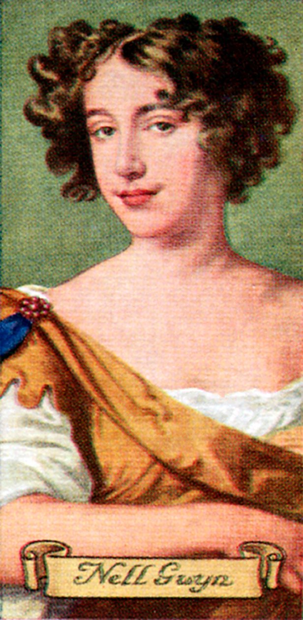 内尔·格温（Nell Gwyn），摘自一系列香烟卡，1935年 作者 不明