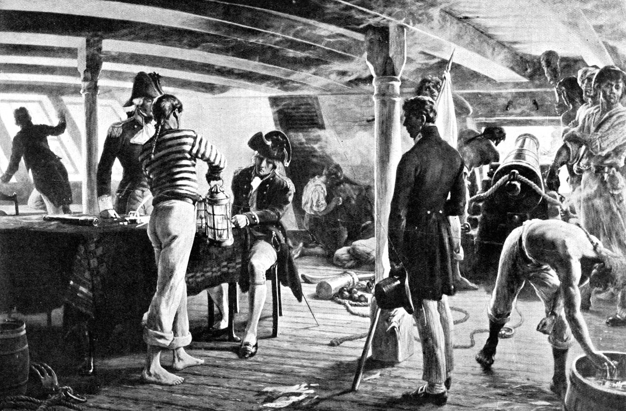尼尔森（Nelson）于1801年在哥本哈根封印了他的历史性信息 作者 不明