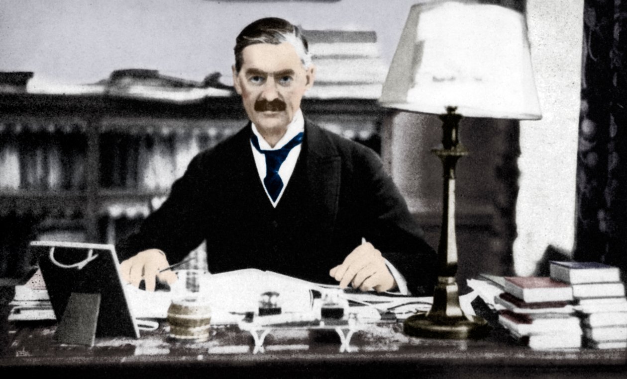 内维尔·张伯伦（Neville Chamberlain）1869-1940，英国首相，c1930年代1936 作者 不明
