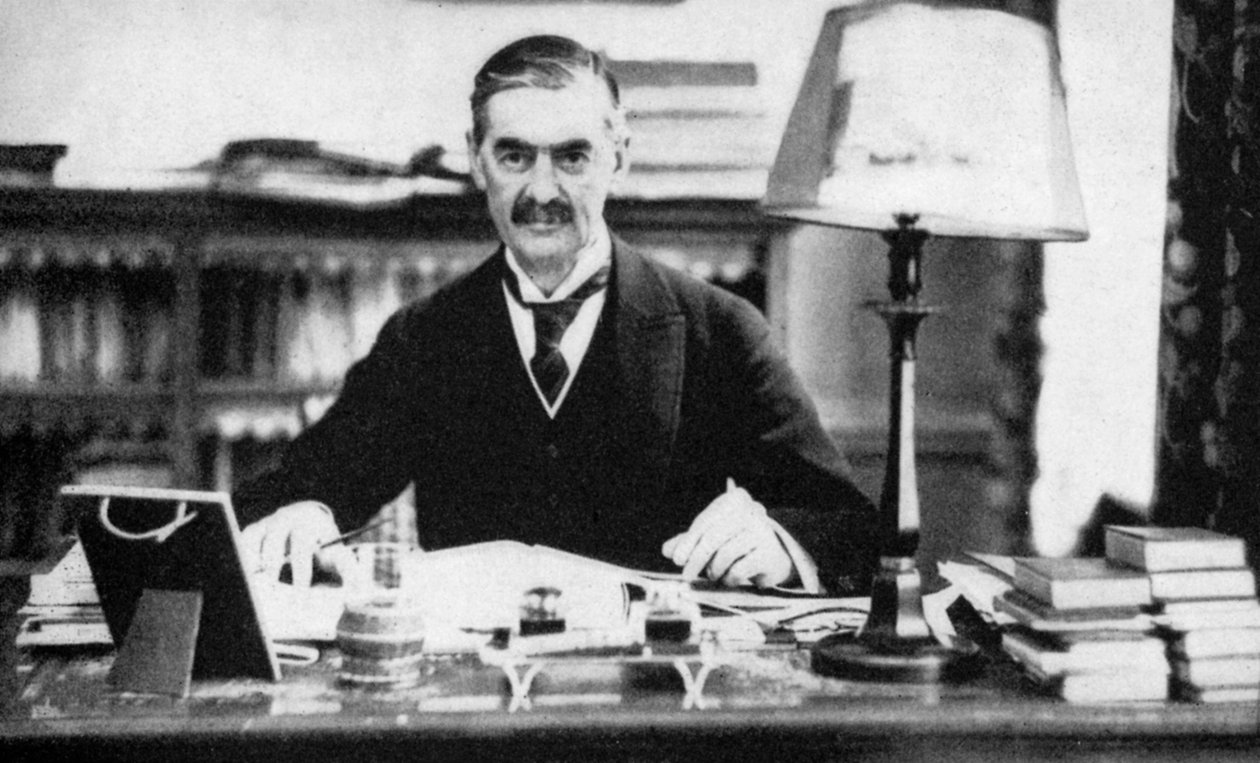 内维尔·张伯伦（Neville Chamberlain）1869-1940，英国首相，c1930年代1936 作者 不明