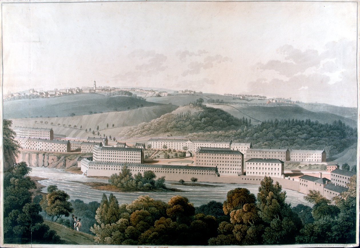 苏格兰新拉纳克米尔斯，c1815年 作者 不明