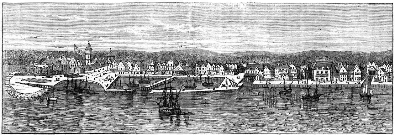 18世纪中叶的纽约，c1880 作者 不明