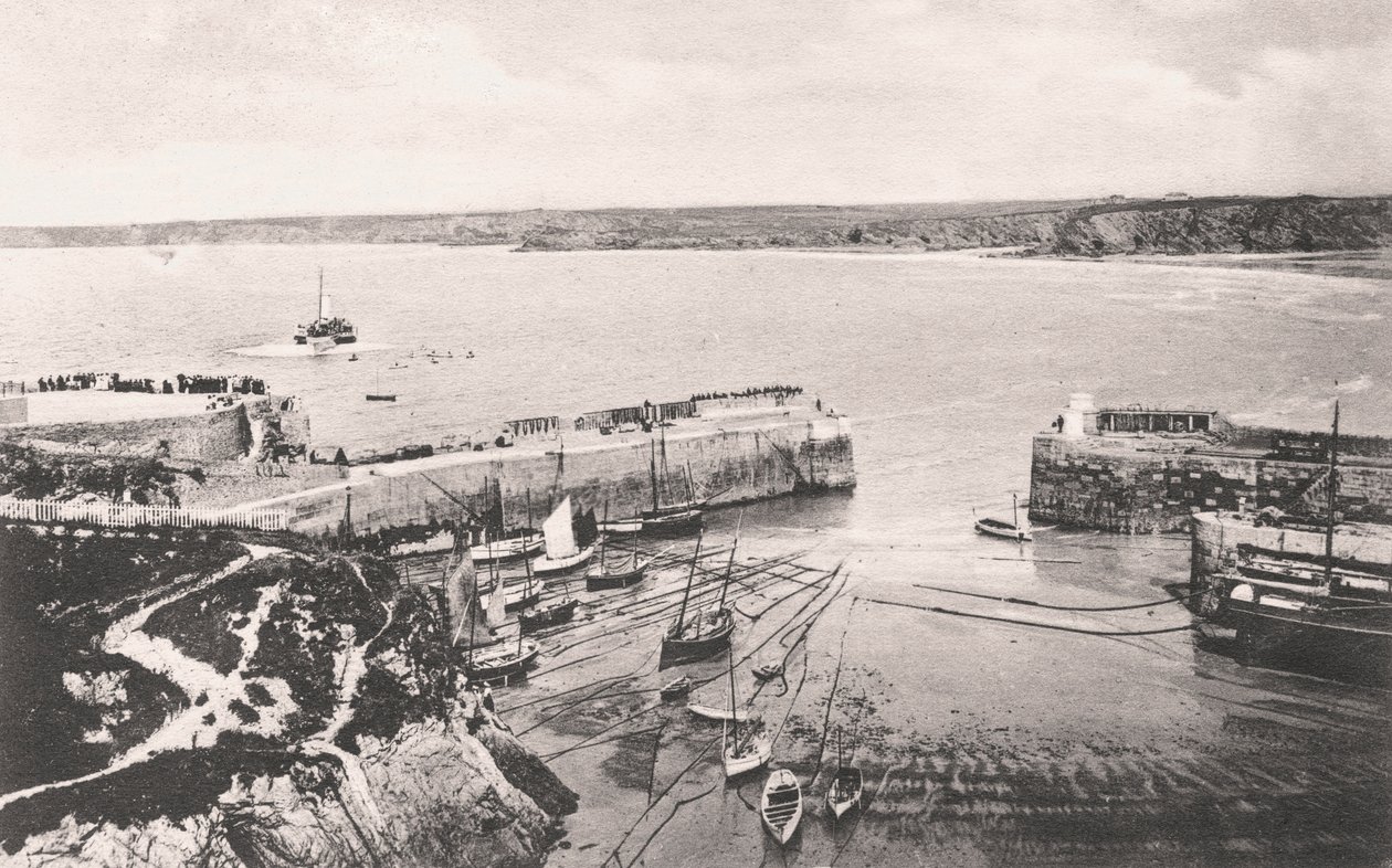 纽基港，康沃尔郡纽基，1908年 作者 不明