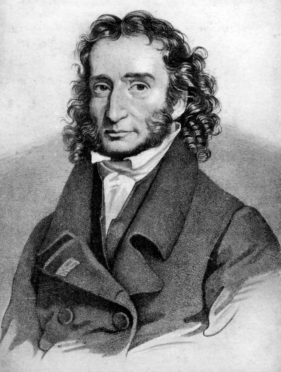 NiccolòPaganini，意大利小提琴家，十九世纪 作者 不明