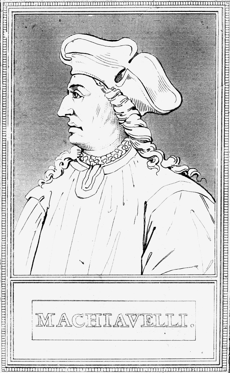 意大利文艺复兴时期政治哲学家Niccolo Machiavelli 作者 不明